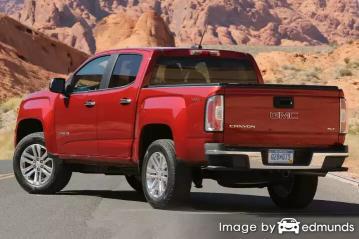 Insurance rates GMC Canyon in Minneapolis