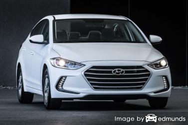 Insurance quote for Hyundai Elantra in Minneapolis