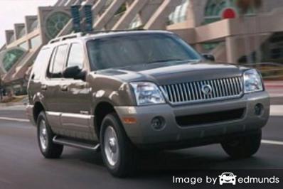 Insurance rates Mercury Mountaineer in Minneapolis