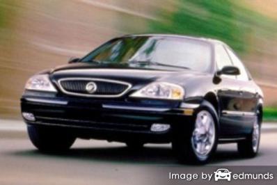 Insurance rates Mercury Sable in Minneapolis