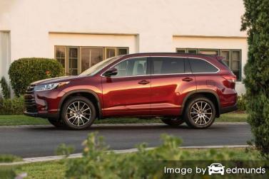 Insurance quote for Toyota Highlander in Minneapolis