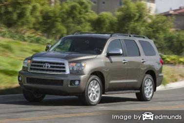 Insurance rates Toyota Sequoia in Minneapolis